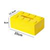 Bausteine Taschentuchbox Stanzfrei Wandmontiert Kreative Taschentuchbox mit Feder Zuhause Büro Badezimmer Wasserdichte Taschentuchbox