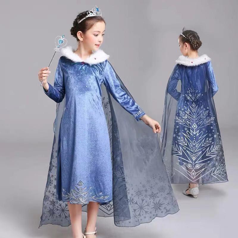Dress Princess For Girls Cosplay Party Dresses Christmas Costume Clothes