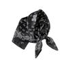 Japanese Retro Silk Cashew Flower Scarf: High-End Ethnic Style Neckerchief, Headwrap, and Waist Decoration