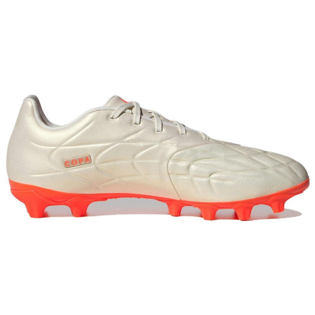 Adidas Copa Pure.3 Round Toe Lace-Up MG (Rubber Short Studs) Slip-Resistant Durable Lightweight Soccer Shoes Men Soccer Shoes Orange GY9056