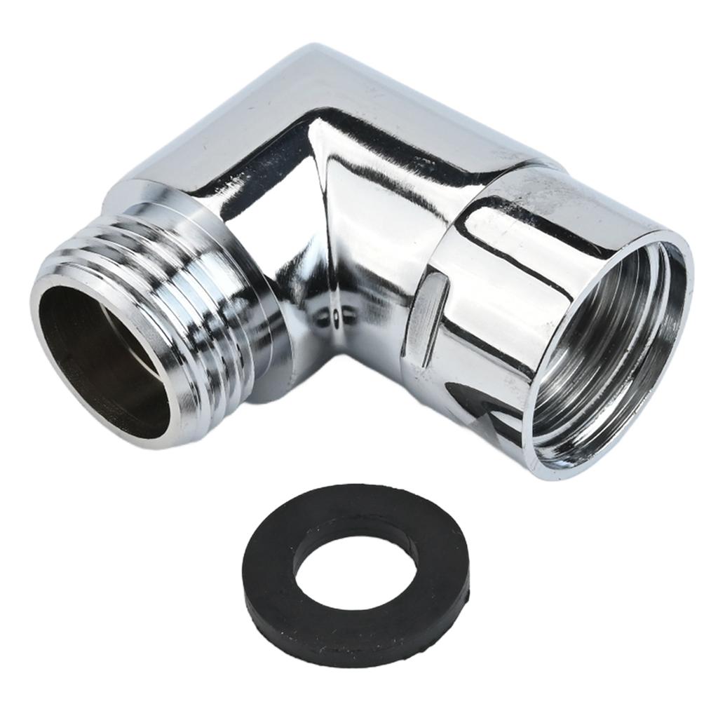 90 Degree Shower Elbow Adapter Copper Connector for Adjustable Water Direction