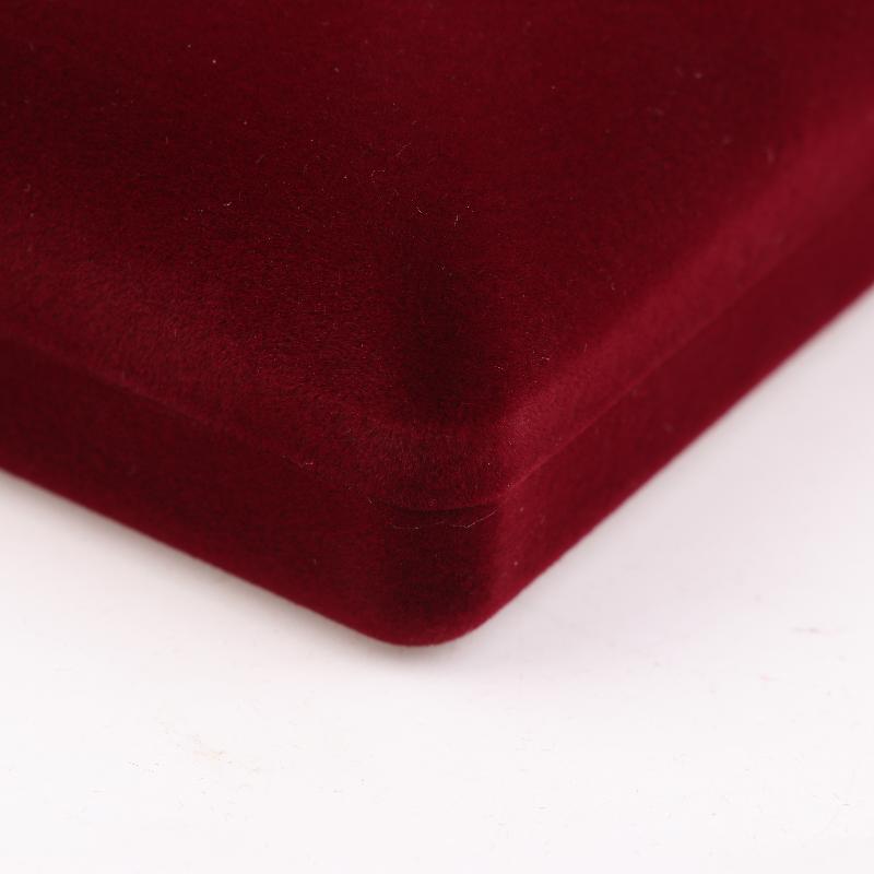 Beflockte Gold Schnalle Schmuckschatulle Anhänger Ring Halskette Ohrring Armband Display Aufbewahrungsbox Luxuriöse Gefühle Verpackungsschachtel