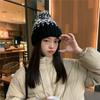Windproof Winter Knitted Hats Korean Cashmere Bonnets Fashion Women Beanie Hats  Girls