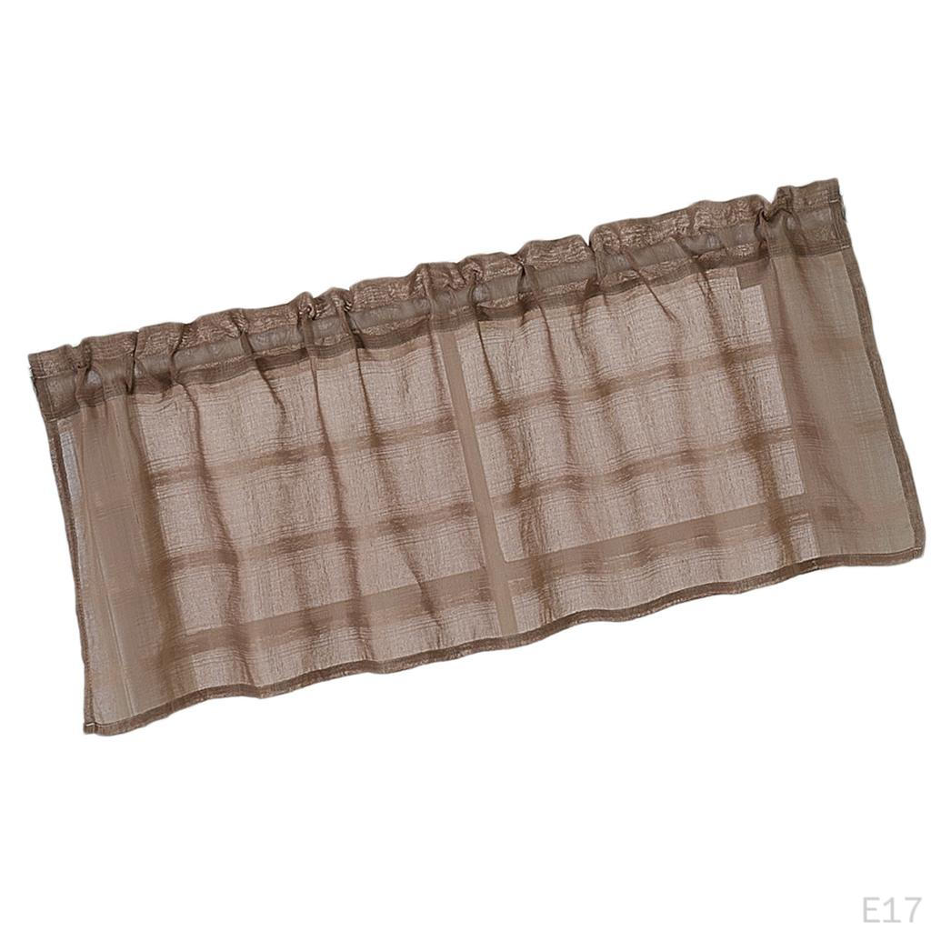 Curtain Tier - Rod Panels Window Treatments Small Curtains Tailored Tiers/Valances For Kitchen