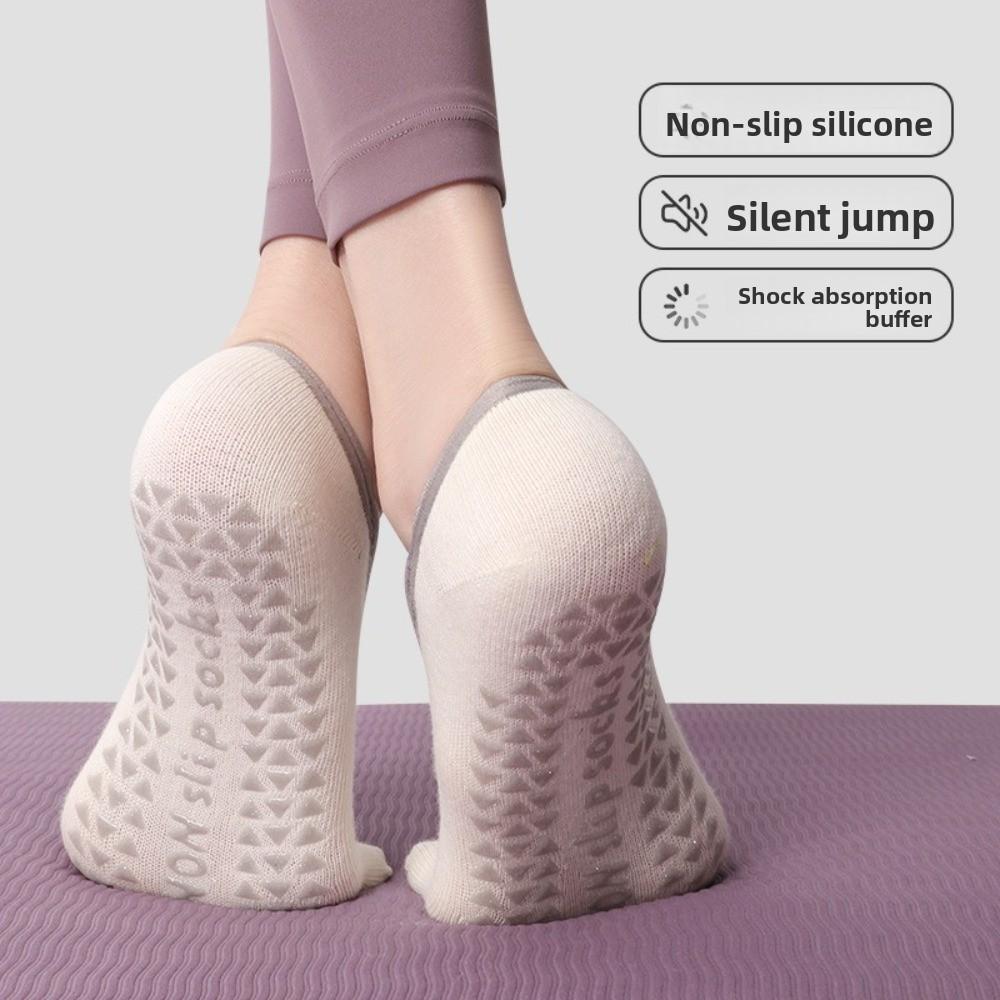Breathable Five-Finger Socks Anti-slip Grip Pilates Boat Socks New Yoga Socks  for Home Exercise
