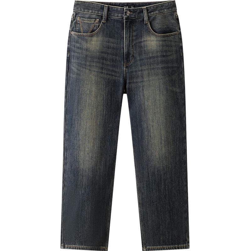 

Semir Men s 2025 Winter Loose Straight-Leg Commuter Jeans 31