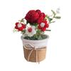 Cross-Border Sunflower Yarn Knitted Bonsai Teacher's Day Gift - Woven Flower Desktop Ornament