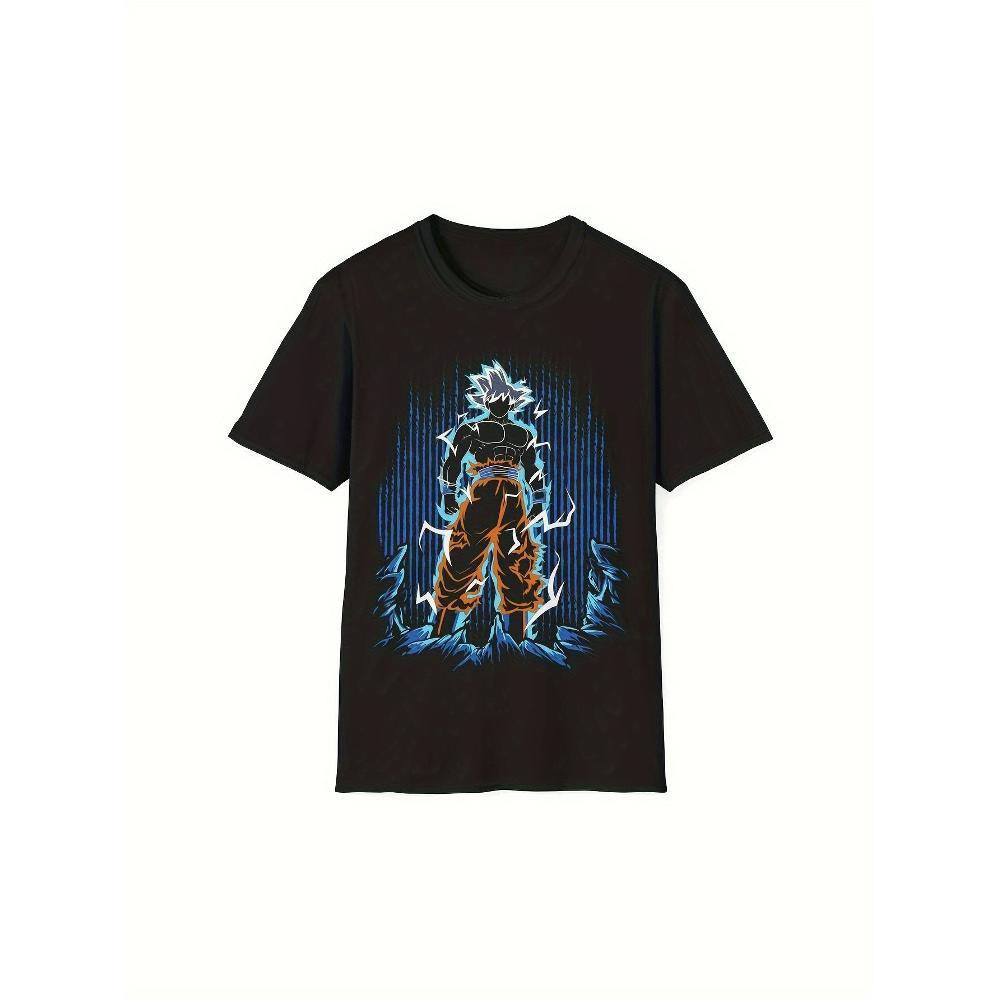 

Ultra Instinct Goku T-Shirt,Soft Breathable & Fade-Resistant, Classic Fit for Daily Casual Wear XXL белый