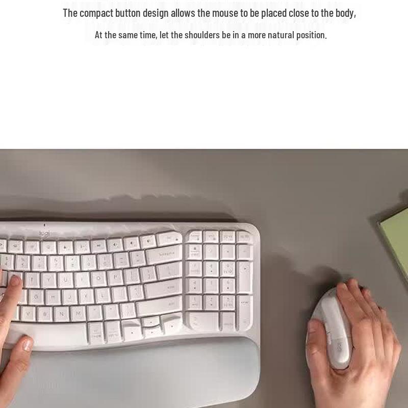 Logitech Hullámkulcsos Ergonomikus Vezeték nélküli Billentyűzet
