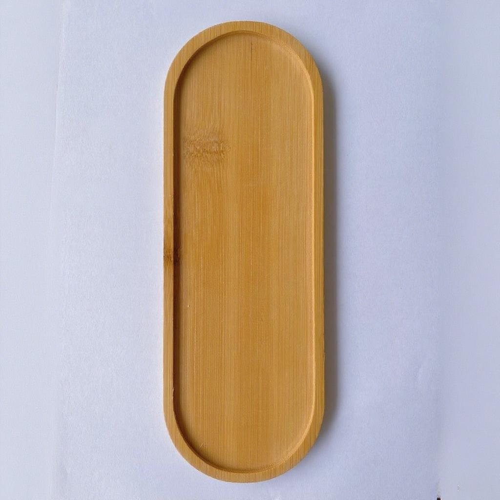 Round Bamboo‑Wood Coaster Blanks, DIY Mosaic Succulent Base Tray, Unfinished Wooden Craft Coaster for Handmade Project