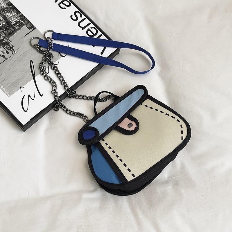 

Двухмерная анимация девушка сердце милый торт сумка лето новая цепочка сумка-мессенджер легкая маленькая сумка женщина синий