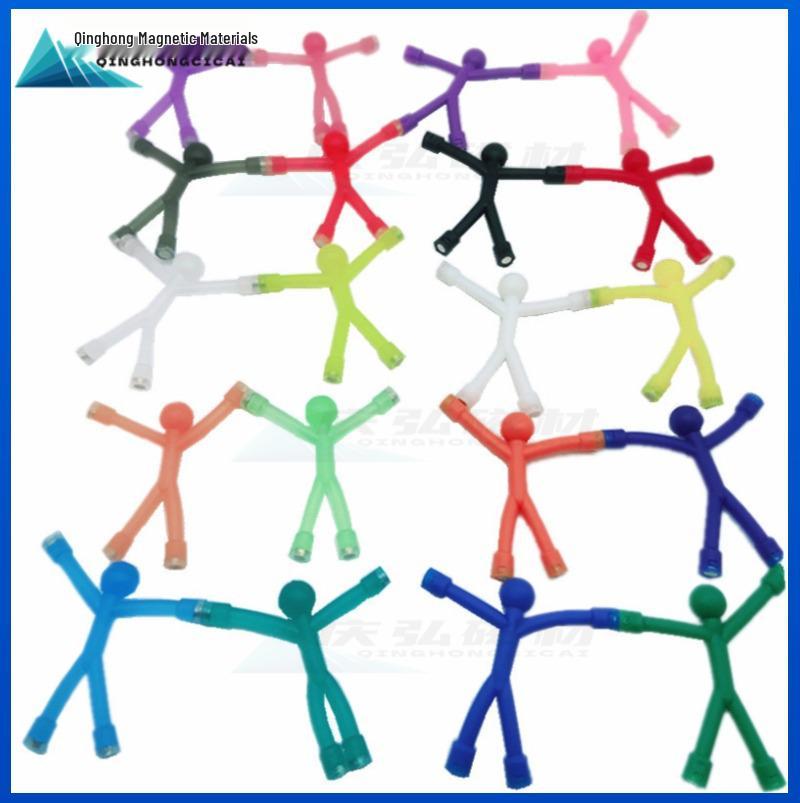 

Красочные магнитные мини-фигурки: Креативные игрушки для снятия стресса и магниты на холодильник для детей