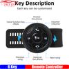 ZMFJH 6 klávesový Univerzální bezdrátový Bluetooth-kompatibilní dálkový ovladač pro auto Tlačítko na volantu Chytré tlačítko Klíč Ovladač hlasitosti