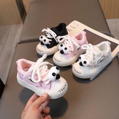 Baby Boy Sneakers Children's Casual Shoes Girls Non-slip Outdoor Shoes Boys Fashion Design White Sneakers Kids Hook Shoes