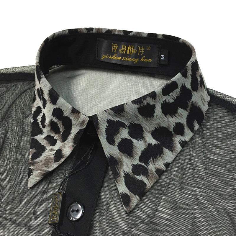 Leopard Print Faux Collar Fake Collar Women Detachable Collars Lapel Blouse Ladies Adjust Clothes Accessories Kraagje Nep Dames