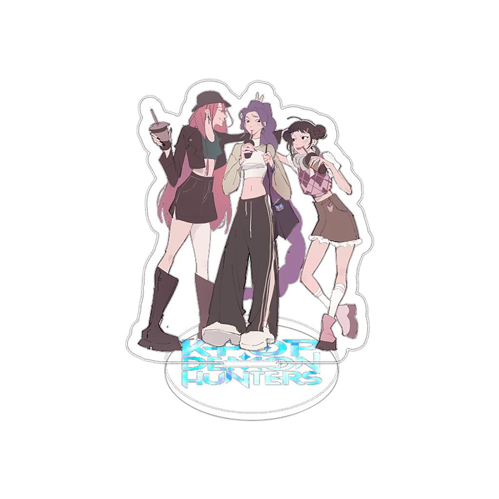 Blue Cat Transparent Double-Sided Acrylic Desktop Ornament