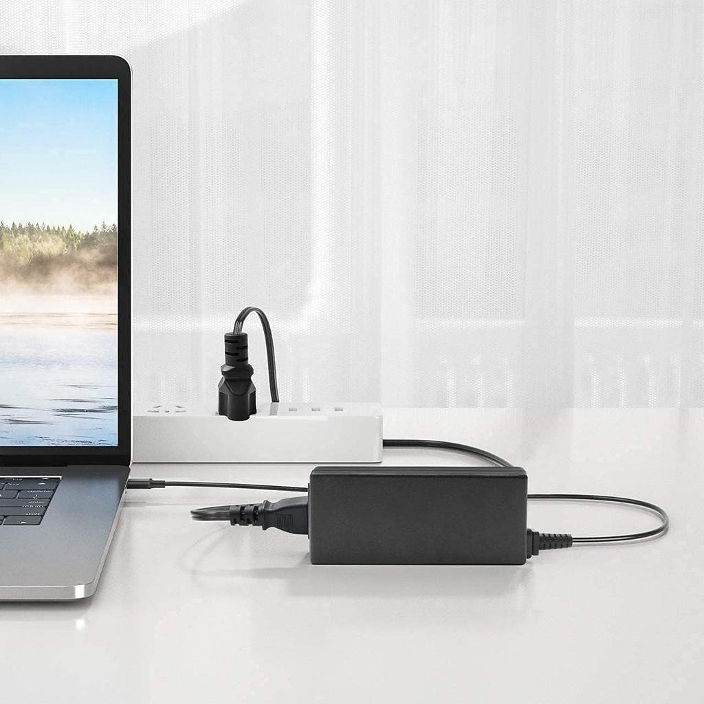 45W USB-C Laptop Charger Compatible with HP Chromebook Computer and More USB Type C Fast Charging Power Adapter