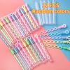 12/24Pcs Summer Romance Bubble Wands Pastel Mini Dip Sticks for Outdoor Dates Wedding Party Favors Cute Goody Bag Gifts Couple