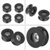 4 stücke 0840UU U Typ UGroove Pulley Rollenführung Rad 8x 39,5x20,1mm