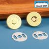 Fibbia a pressione magnetica per borse in pelle: Accessorio Valigia con Bottone Metallico e Chiusura Invisibile.
