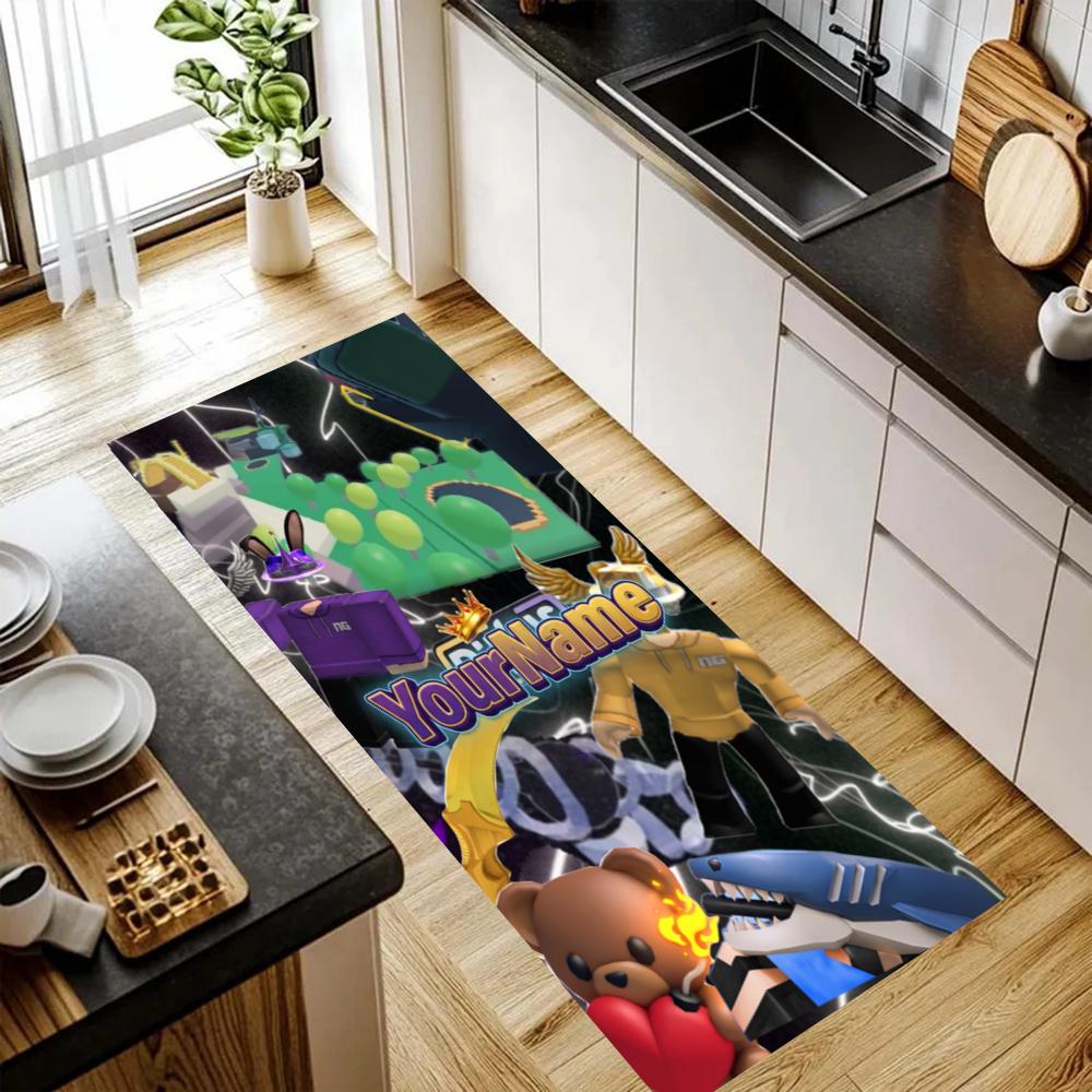 Roblox Customize Your Name Kitchen Rug Runner Rug Laundry Mat Hallway Entryway The Best Gift Choice