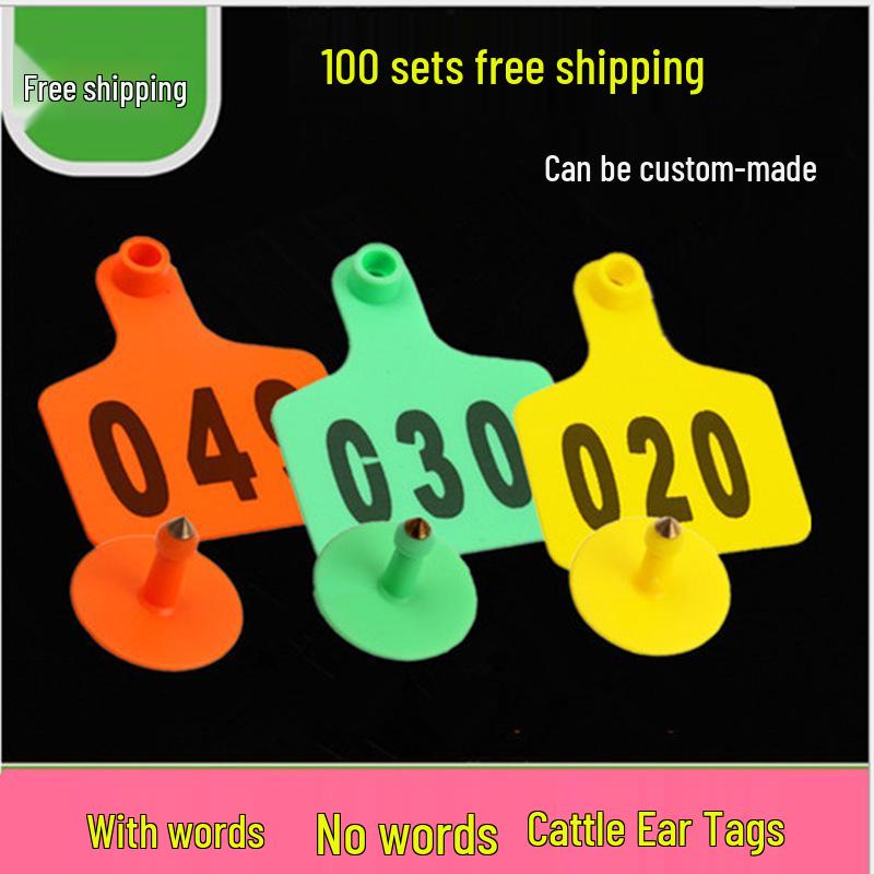 Laserem tištěné ušní známky: Prasata, Prasnice, Ovce, Registrační značky