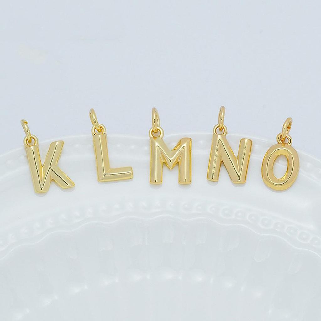 DIY Retro Alphabet Pendant Necklace - Choose Your Letter