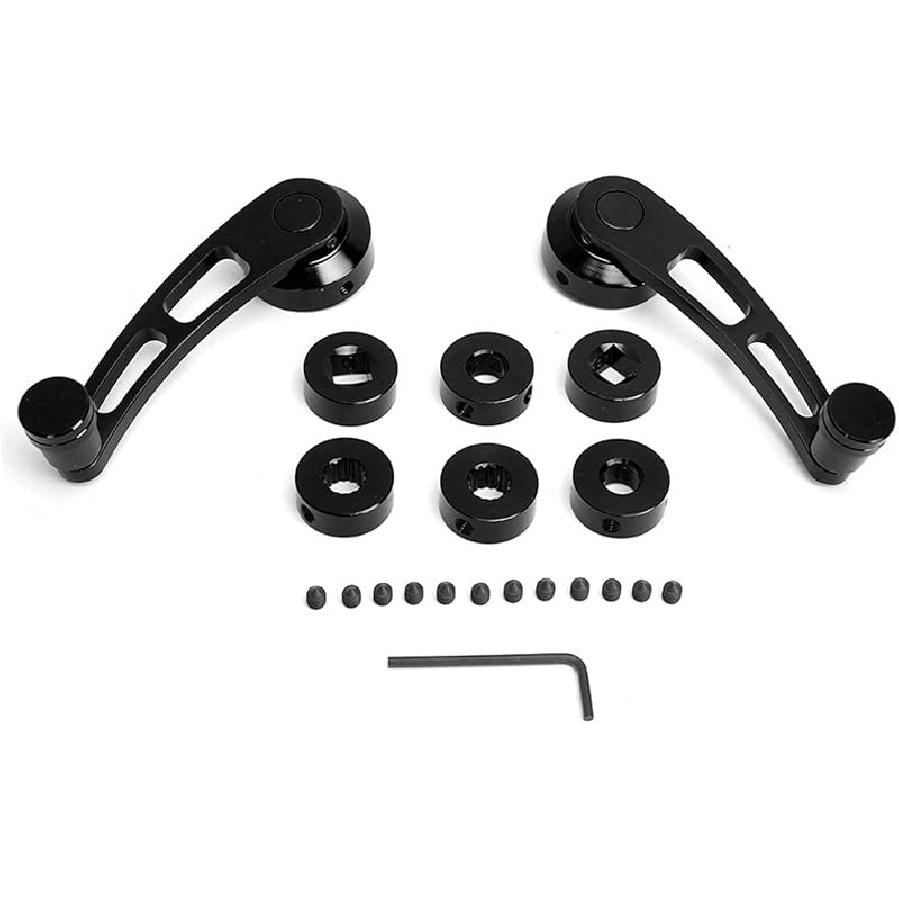 Aramox 2 шт. Сплав Ручка Окна Подъемник Окна Рукоятка Окна Рукоятка Рукоятка Подъемник, Подходит для Классического Автомобиля(Серебряный)