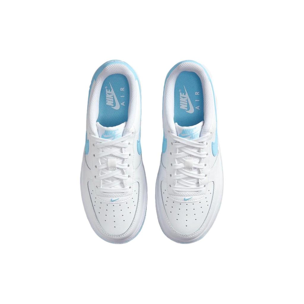 Nike Air Force 1 Low GS Weiß Aquarius Blau FV5948-107