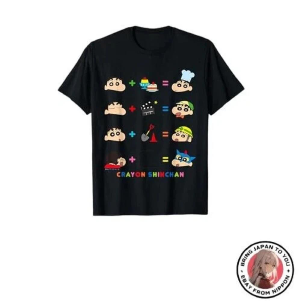 

Crayon Shin Chan Cotton T Shirt Unisex Summer Loose Casual Comfortable Short Sleeve Tops S