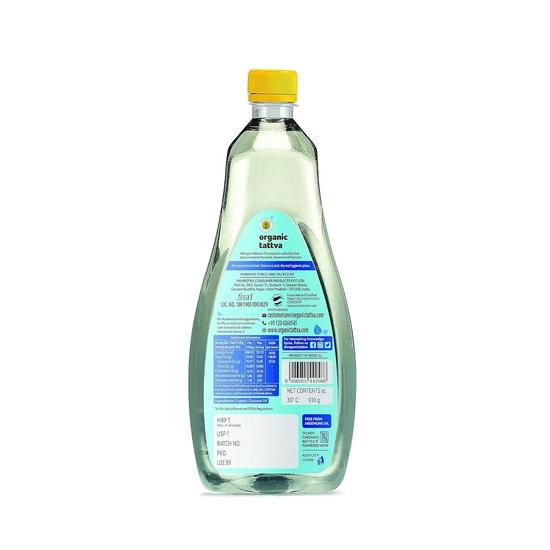 ORGANIC TATTVA - Organic Coconut(Cooking) Oil 1 Litre|Unrefined Nariyal Cooking Oil|Cholesterol & Tran Fat Free|100% Organic|Pesticide