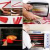 2Pcs/Set Heat Resistant Silicone Oven Rack Guard Edge Protector, Anti-Burn Safety Cover for Oven Shelves, Practical Kitchen Bakeware Accessory