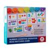 Brinquedo Montessori de Matemática Contagem Classificação Clipe Contas Jogos de Correspondência Habilidades Motoras Finas Número Cor Brinquedos Educacionais Sensoriais Para Criança