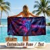 Custom Text Beach Towel, Soft Absorbent Swimming Multi-use TowelAtletico Madrid FC