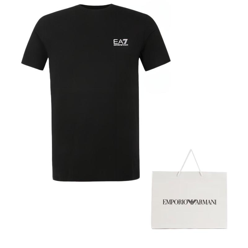 EMPORIO ARMANI T Shirt Men's Black 8NPT52-PJM5Z-1200