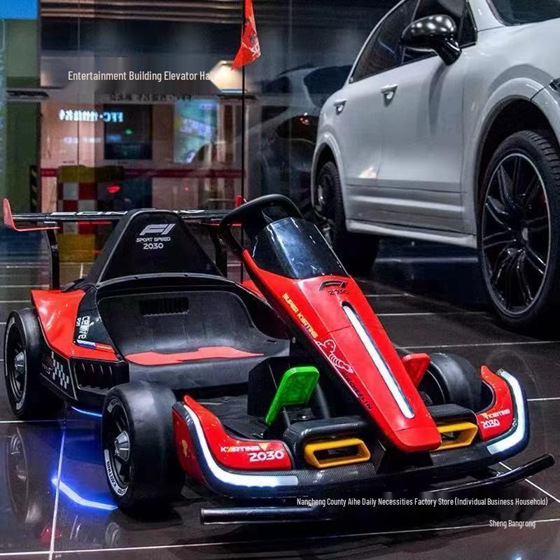 Electric Drifting Go-Kart for Kids & Adults - Remote Controlled Four-Wheel Toy Car