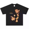 2026 Drake Hip-Hop Rap Singer American Retro T-Shirt Rap Street Rapping Heavyweight Trendy Short Sleeve Vintage Comfortable
