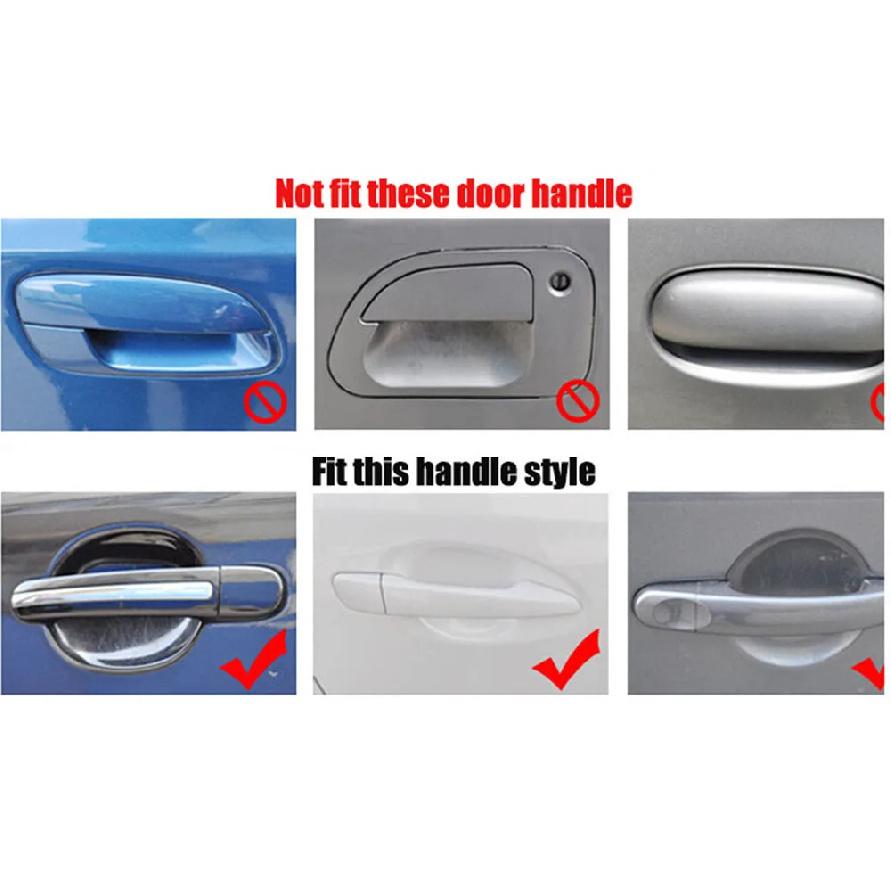 4pcs/Lot Car Handle Protection Sticker For Benz A B C E S G GLE GLC CL CLK CLS GL GLK R SL SLK Class W211 W221 W220 W163 W164 W2