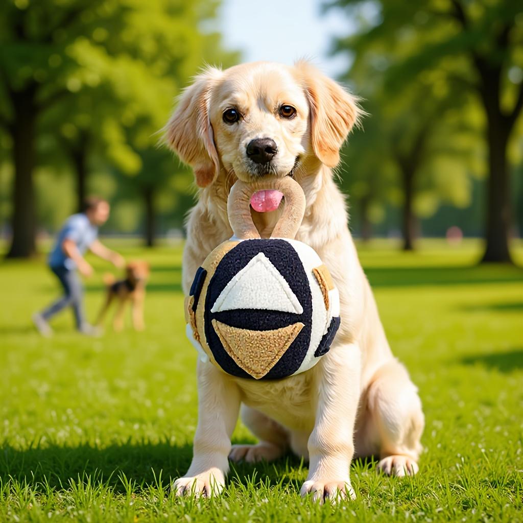 Dog Happy Planet Interactive Bite Ball Durable Chew Dogs Encourages Active Play Relieves Boredom Suitable Small Medium Large Dog