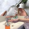 400ml Glass Soap Dispenser with Stainless Steel Stainless Steel Pump Manual Multiple Filling Pump for Bathroom Kitchen Liquid Soap Dispensers | Liquid