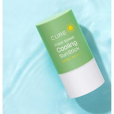 CURE Water Splash Cooling Sun Stick 23g SPF50+ PA++++, Kbeauty, koreansk kosmetikk, prøve