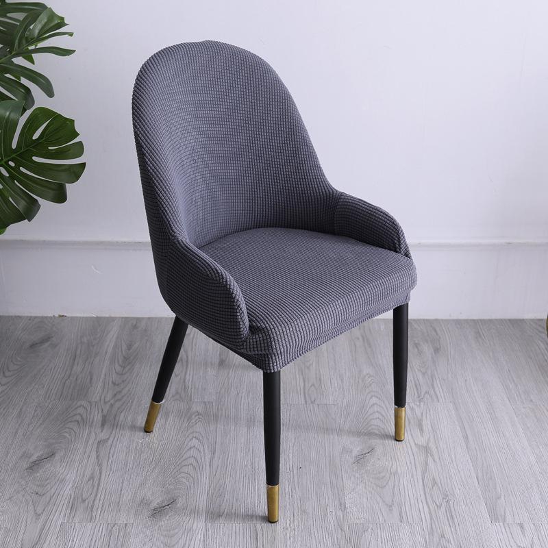 

Еластичний захисний чохол для крісла Wingback Бокові чохли для стільців Чохли для обідніх стільців сірий колір
