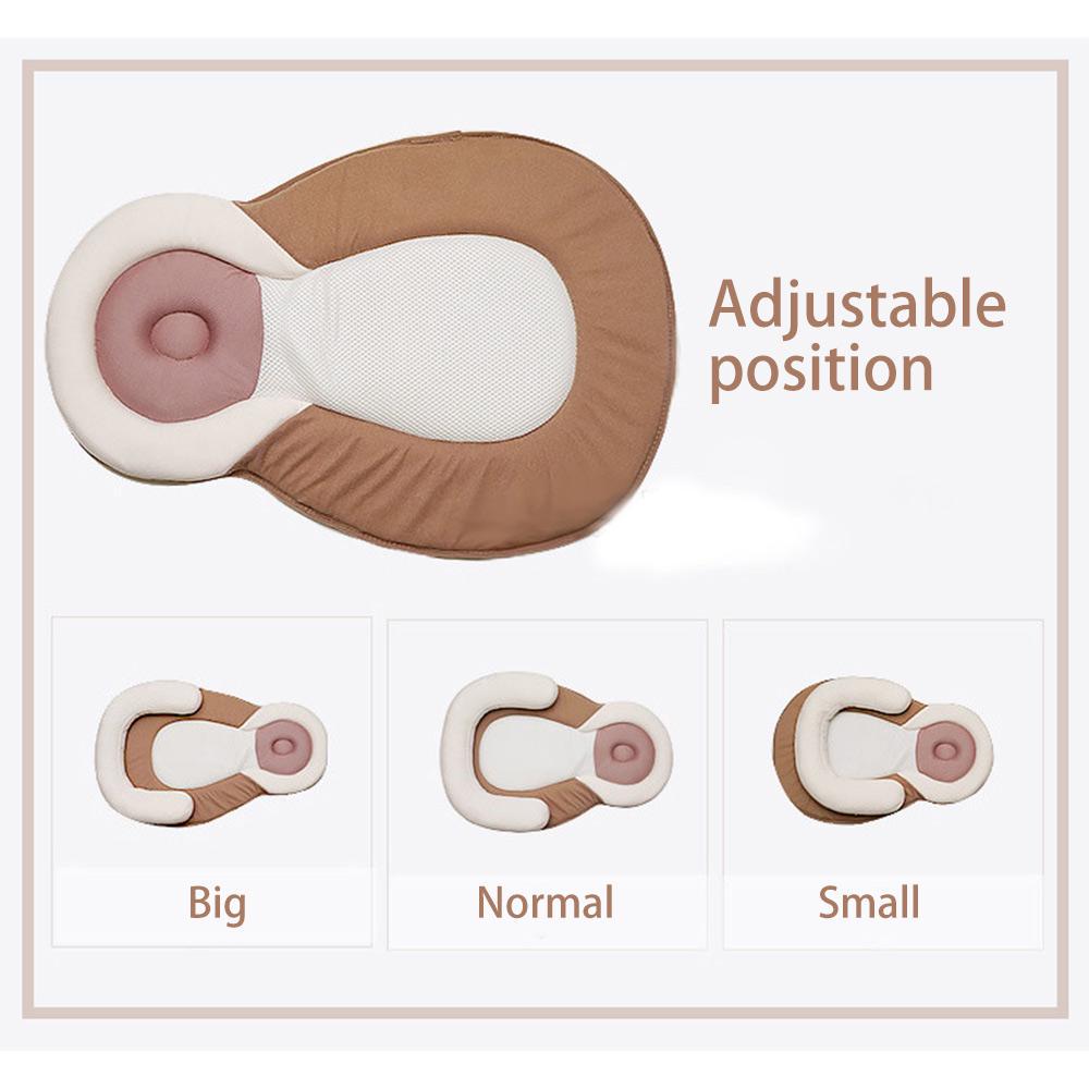 Sichere Schlafmatte für Neugeborene, Baumwollbett, tragbares Kinderbett, zusammenklappbar, Anti-Überschlag-Baby-Stubenwagen-Matte