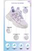 Girls' 2026 Autumn Breathable Mesh Sports Shoes with Rotating Button - Soft, Non-slip Sole for Casual Wear