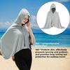 Towel Sunscreen Shawl Sunscreen Scarf Cycling Cap Breathable Outdoor Sun Hat  Outdoor