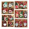 Christmas Wooden Pendant 2025 Merry Christmas Decorations for Home Navidad Christmas Tree Ornaments Xmas Gifts New Year 2025