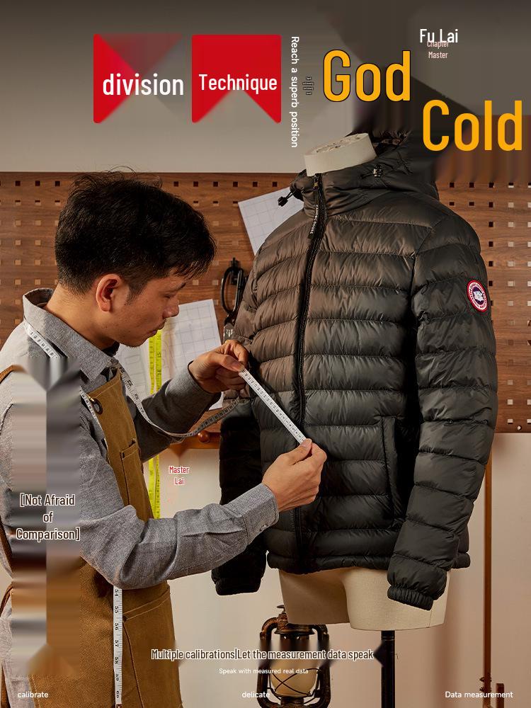 Chaleco Ligero de Plumas Unisex Big Goose Negro - Colección Otoño/Invierno 2025