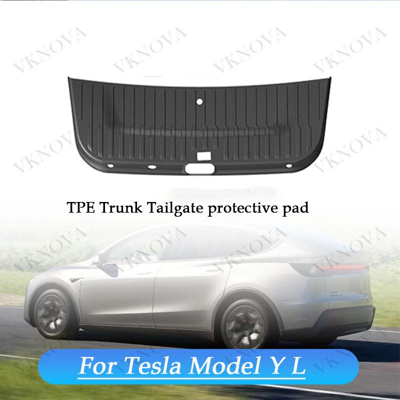 For Tesla Model Y L 2026 Rear Seat Backrest Protective Pad Trunk Mat Anti-Kick Pad Car Interior Accessories Model YL Cargo Liner