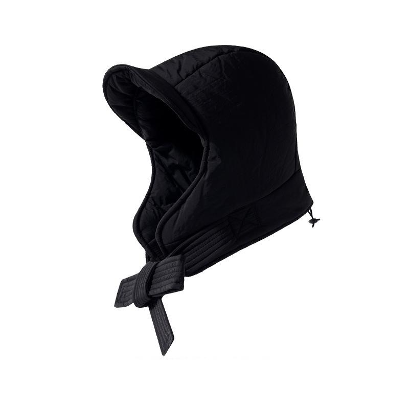 

Велоспорт для сохранения тепла и утолщенная персонализированная пуховая хлопковая женская повседневная защита ушей шляпа-хлеб мужская модная M（56-58cm）