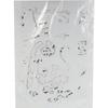 Large paper window stencil, 5 images